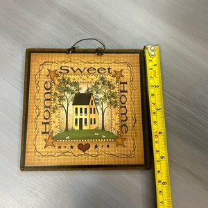 Sweet home wooden plaque